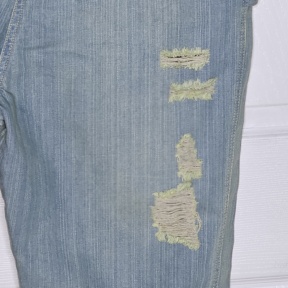 Dropped Crotch Oversized Baggy Blue Denim Overalls - Picture 7 of 15